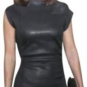 Maison Margiela Leather Dress